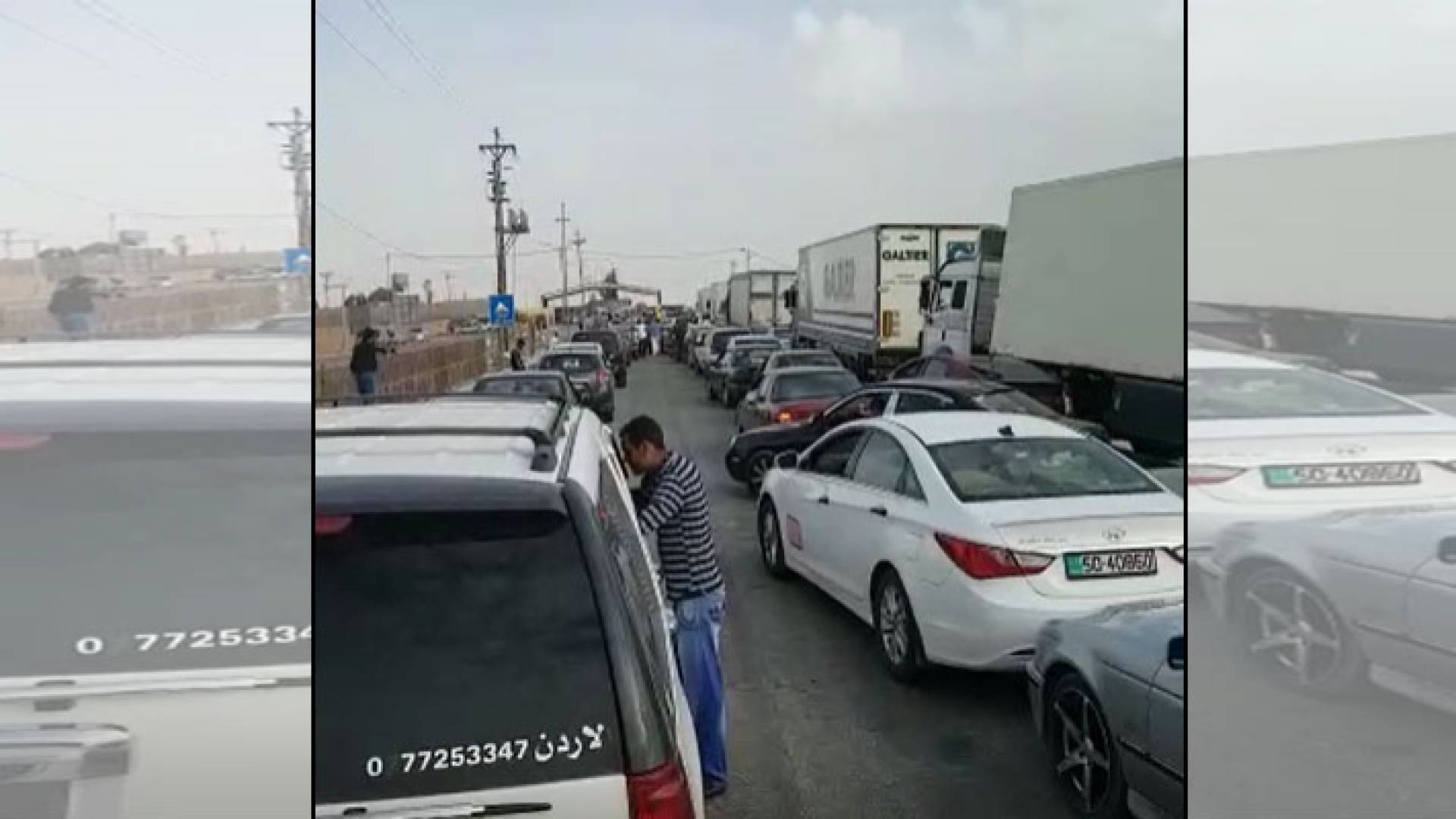 ازمة على الحدود الاردنية السورية