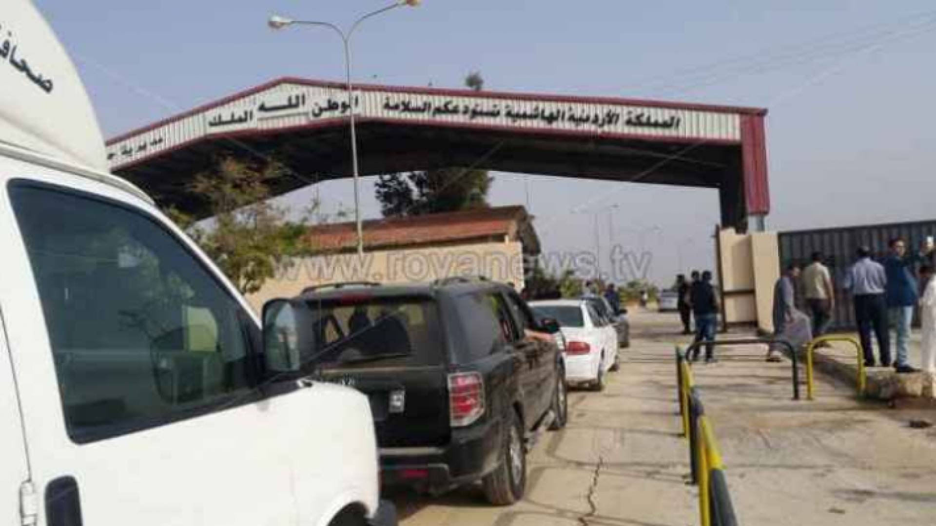معبر جابر من الجانب الأردني