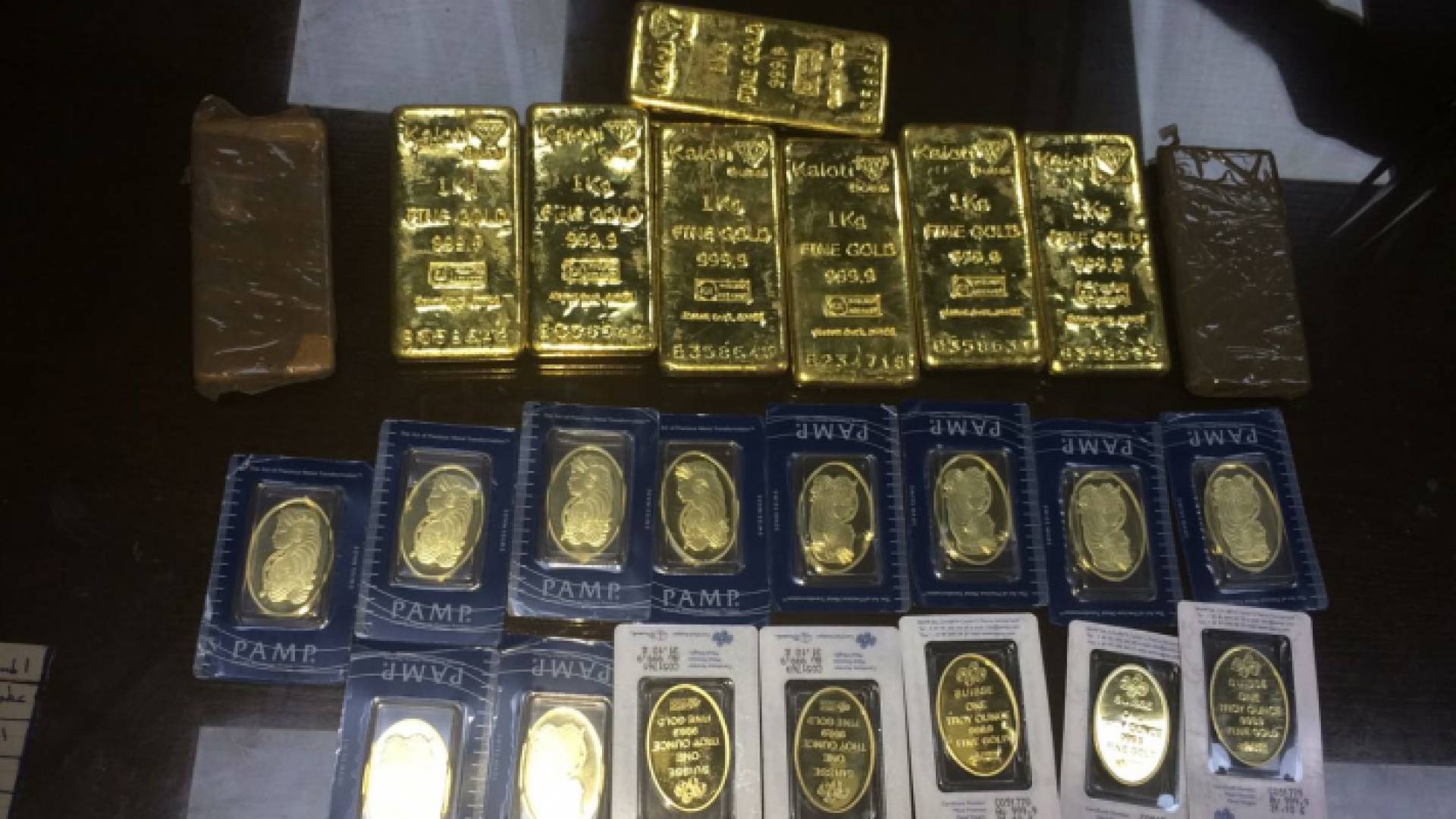 جانب من المضبوطات