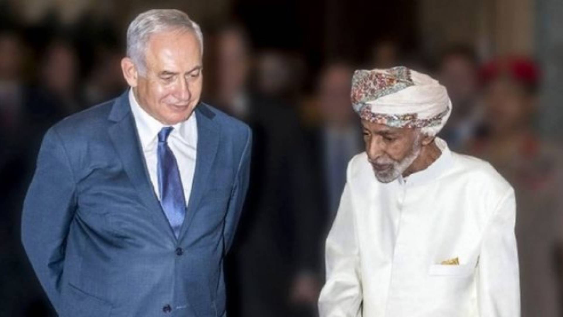 جانب من زيارة نتنياهو الى سلطة عُمان