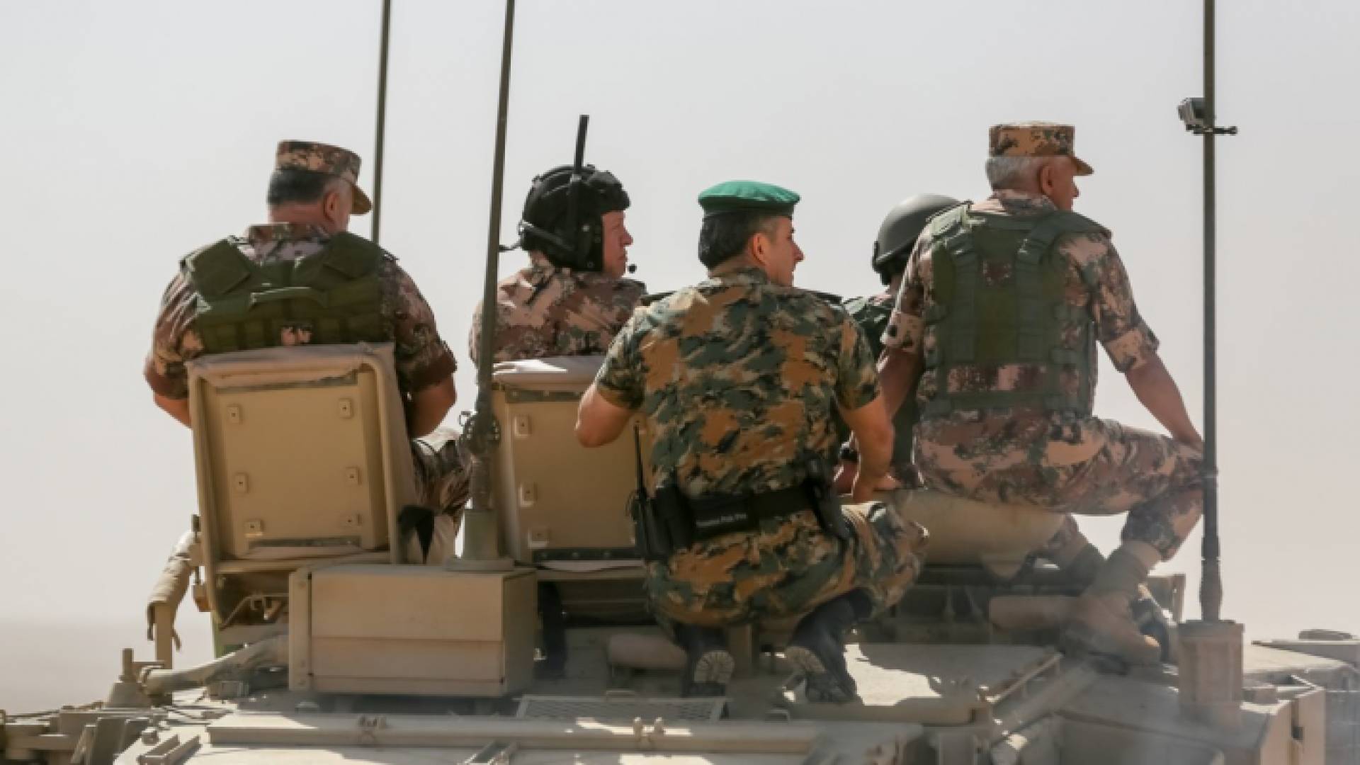 جانب من التمرين العسكري