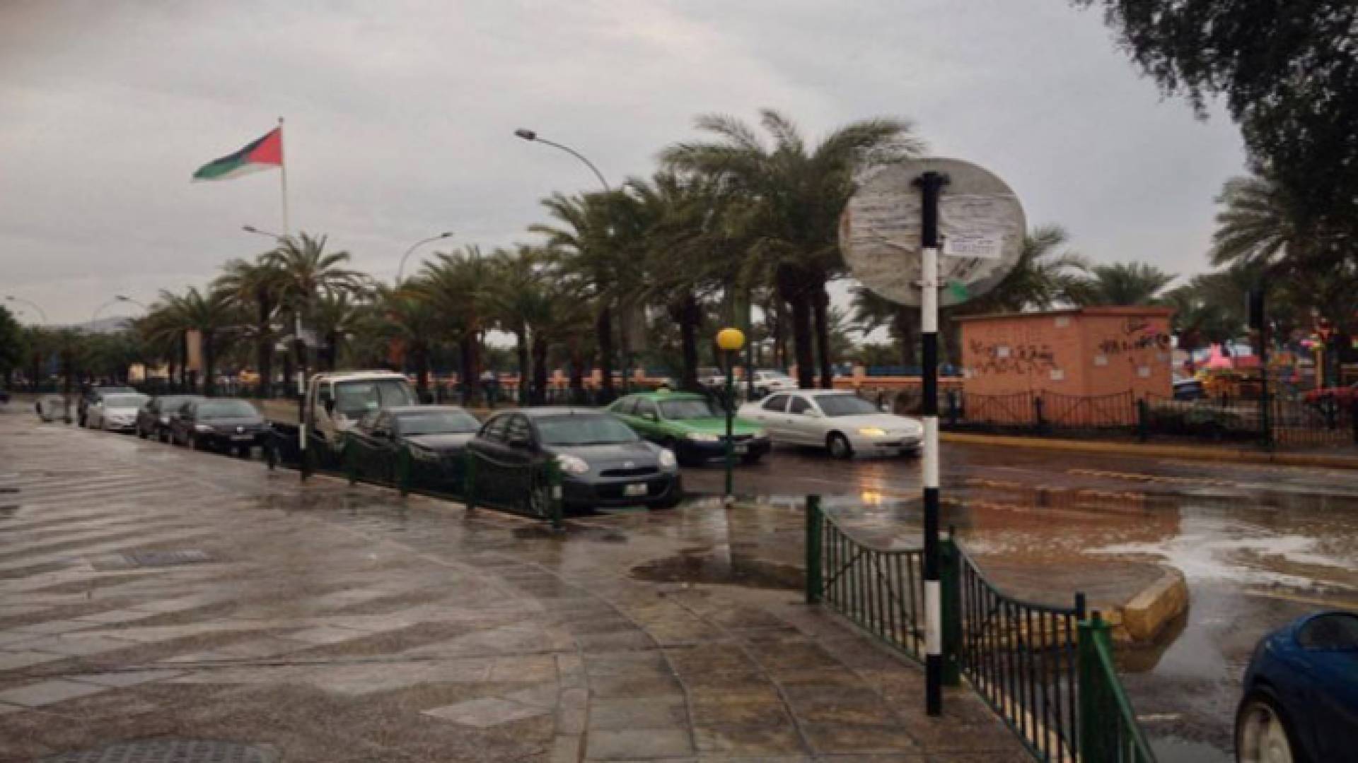 من أمطار محافظة العقبة - ارشيفية