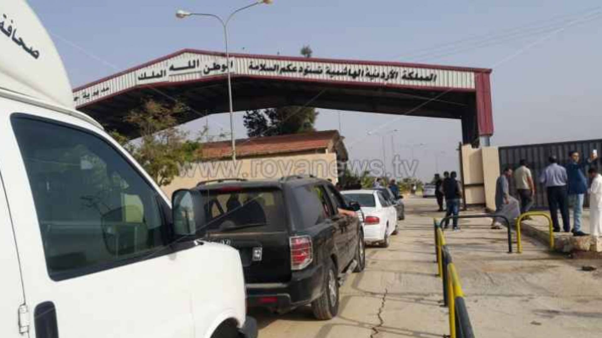 معبر جابر من الجانب الأردني