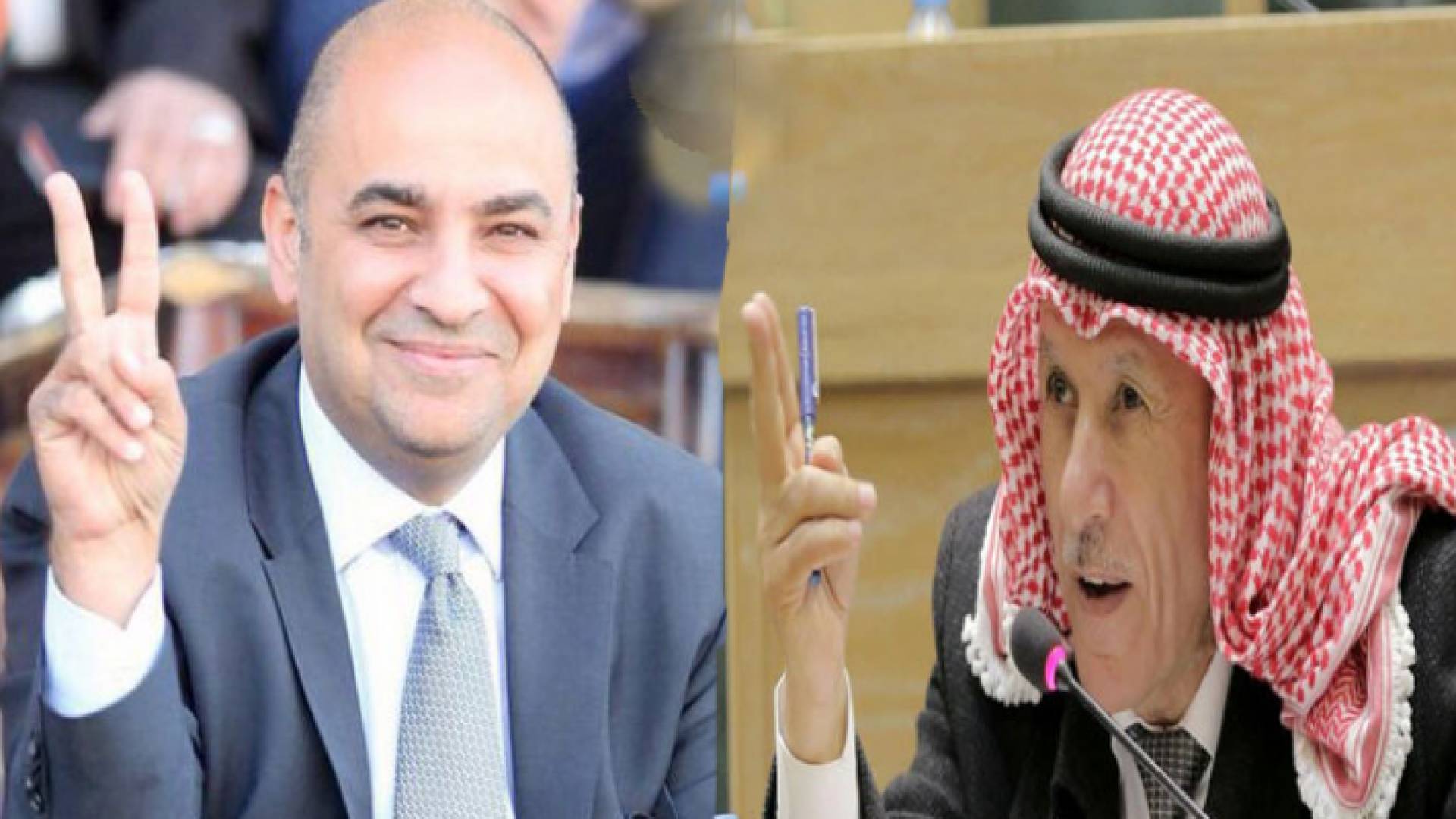 النائبان طارق خوري وصالح العرموطي