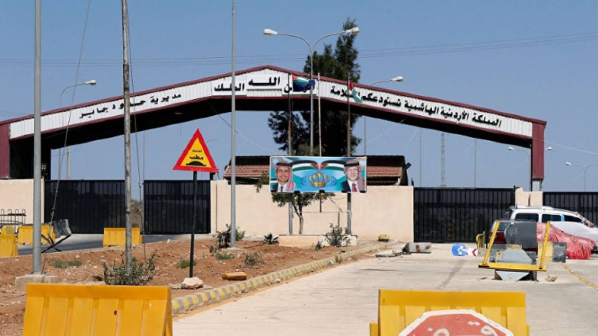 معبر جابر من الجانب الأردني