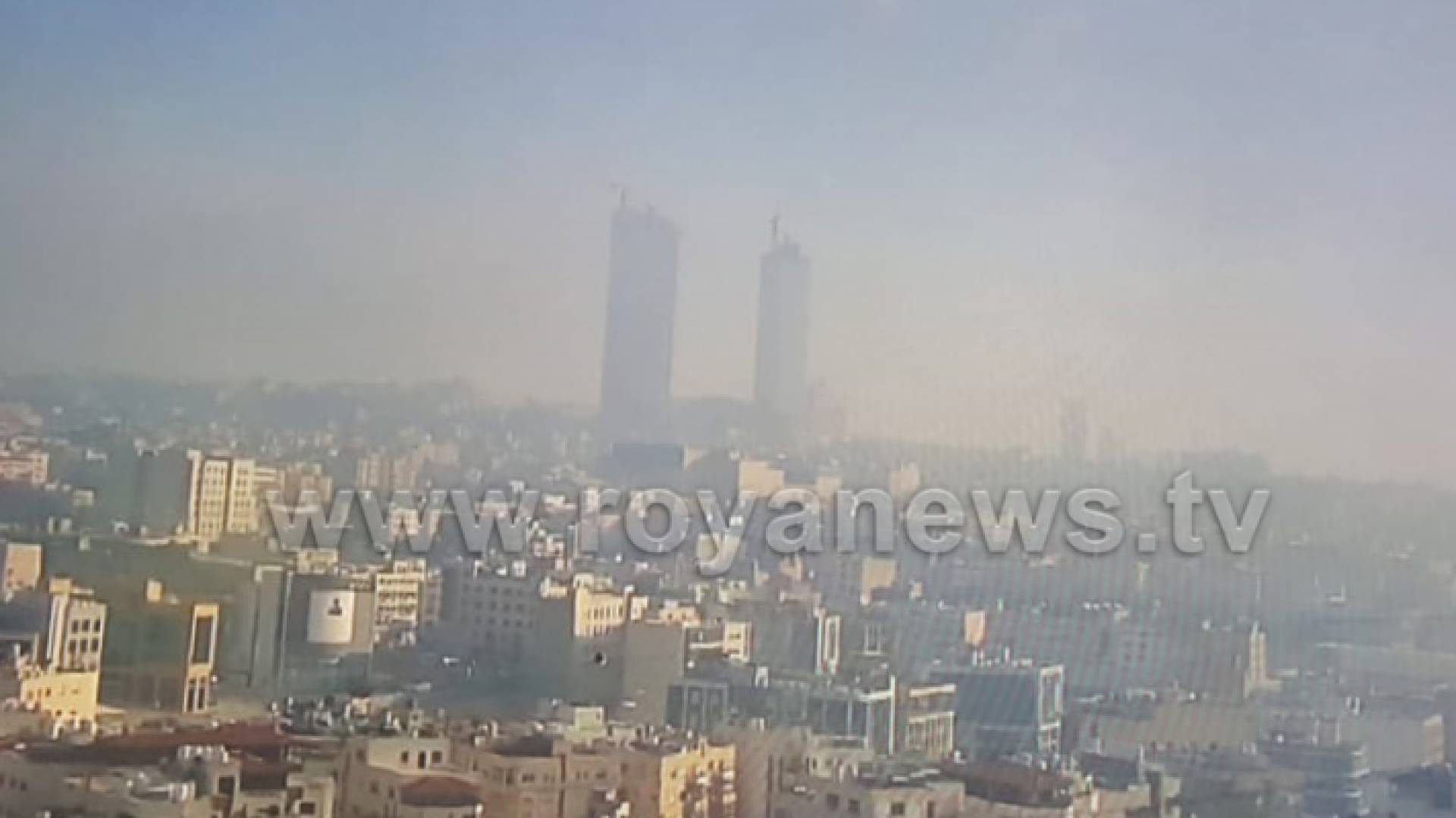 صورة التقطتها عدسة رؤيا صباح الاربعاء للعاصمة عمان