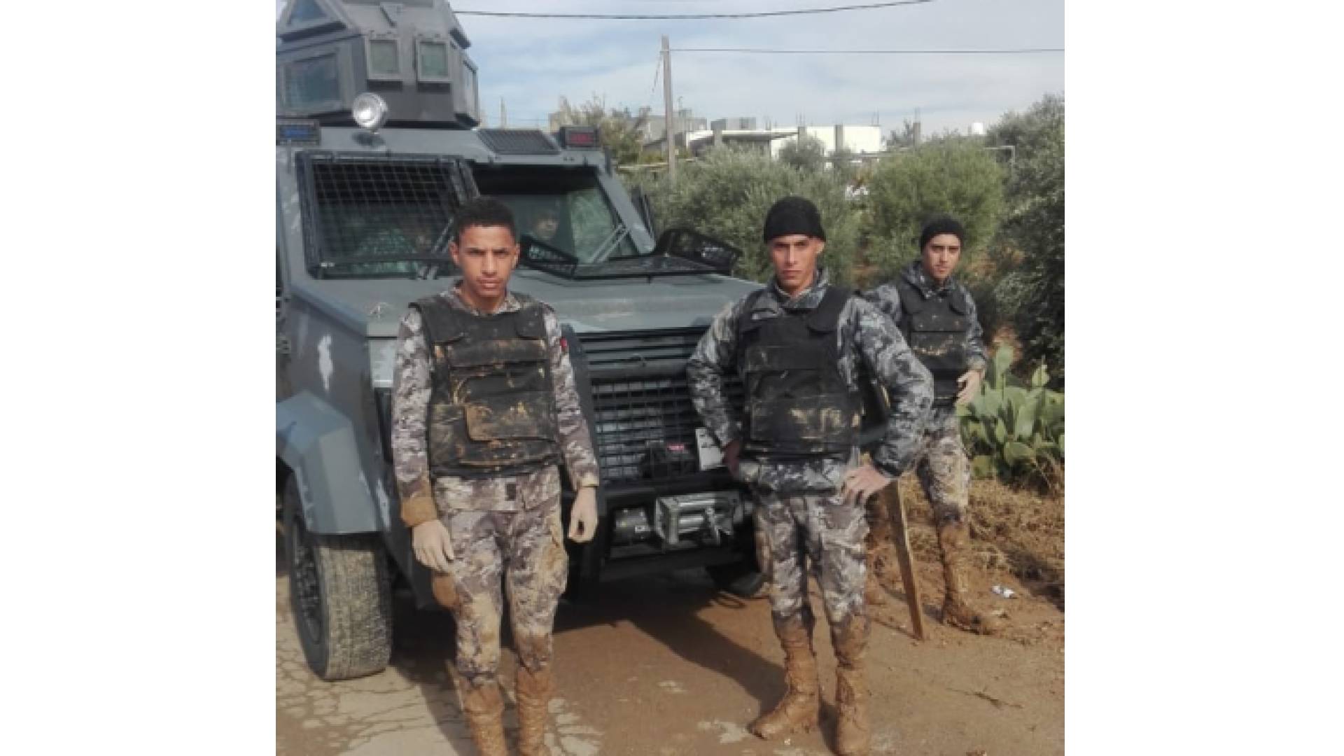 قوات الدرك في سد الوالة