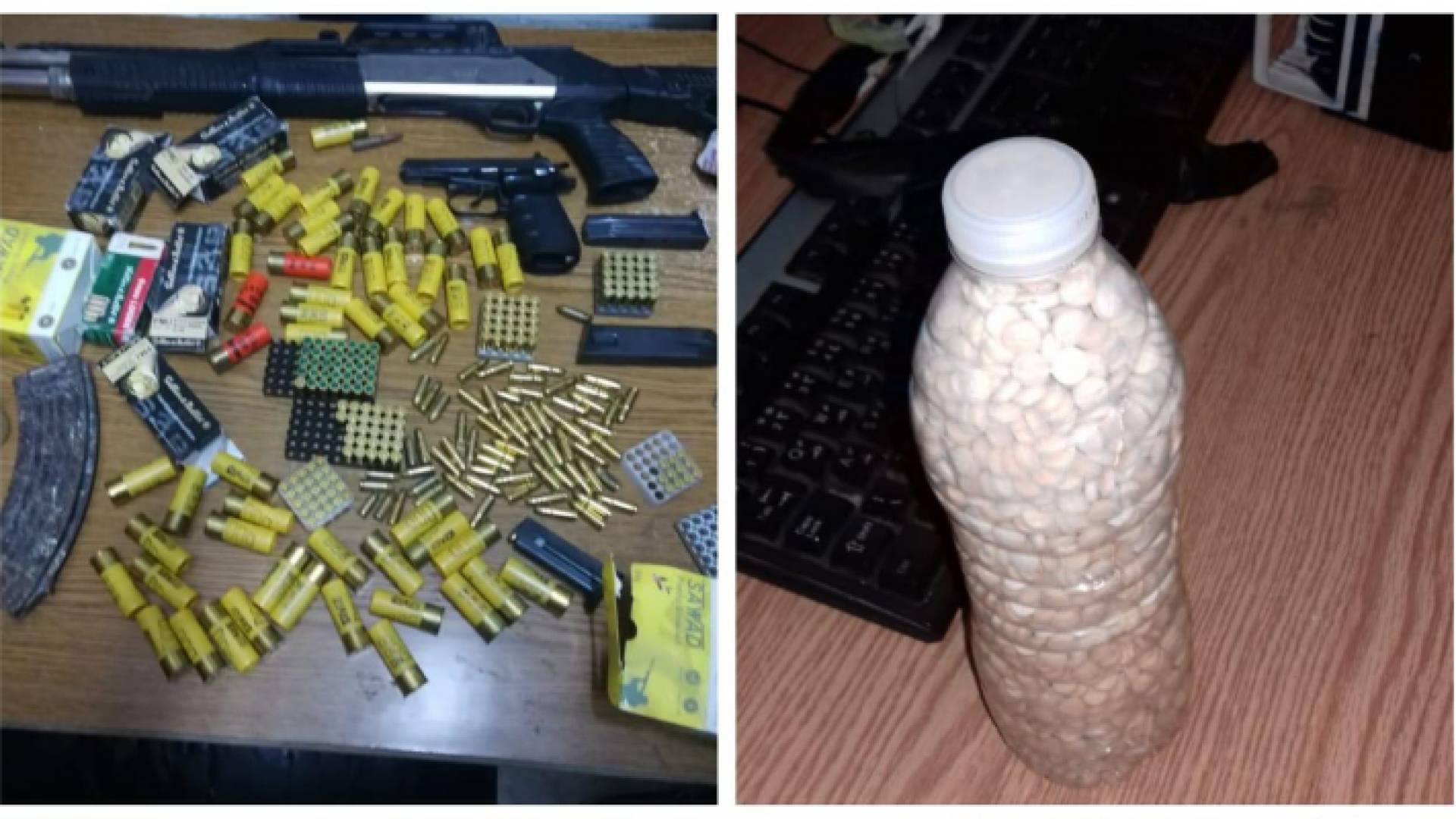 جانب من المضبوطات