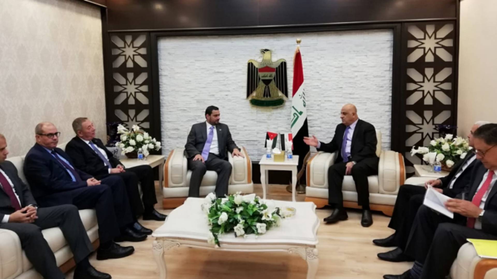 الحموري يلتقي عدد من الوزراء العراقيين