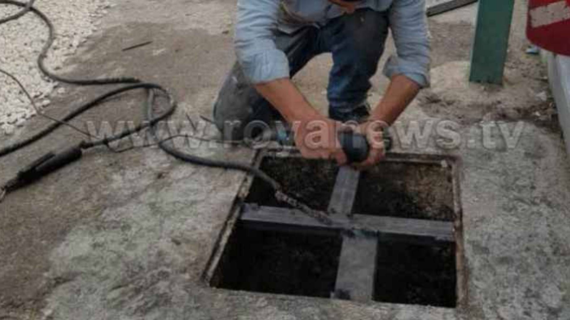 إغلاق الحفرة بعد الحادثة