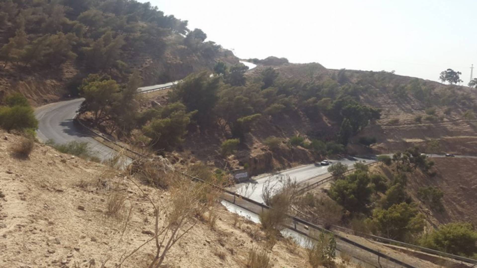 أرشيفية لطريق العارضة