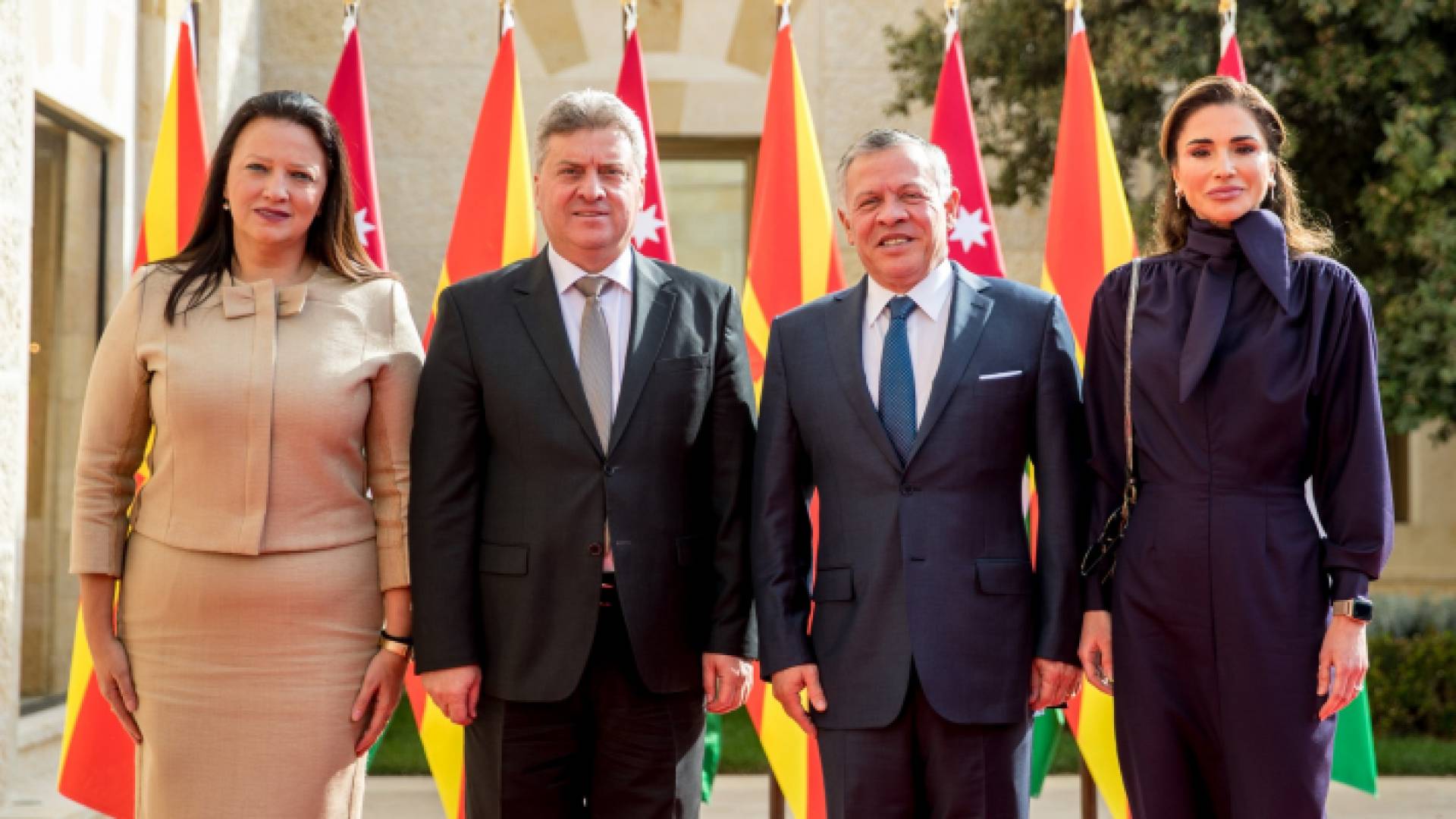 الملك يستقبل رئيس جمهورية مقدونيا