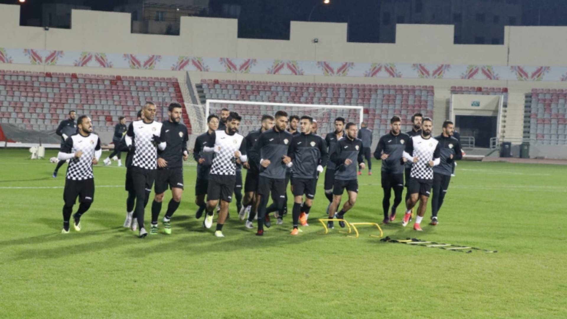 جانب من تدريبات النشامى