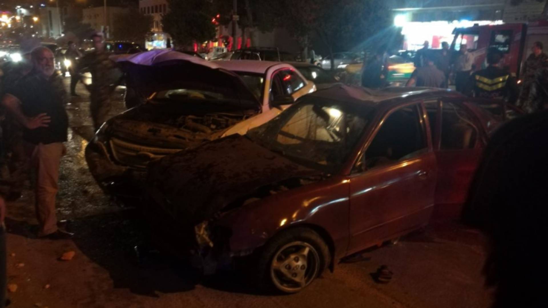 حادث تصادم عند اشارات المنهل- أرشيفية