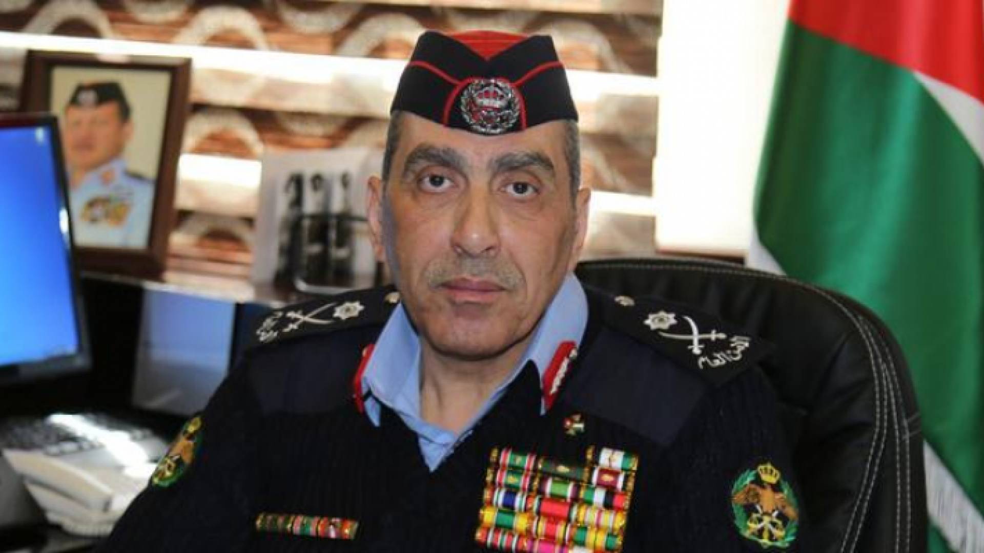 مدير الأمن العام اللواء فاضل الحمود - ارشيفية