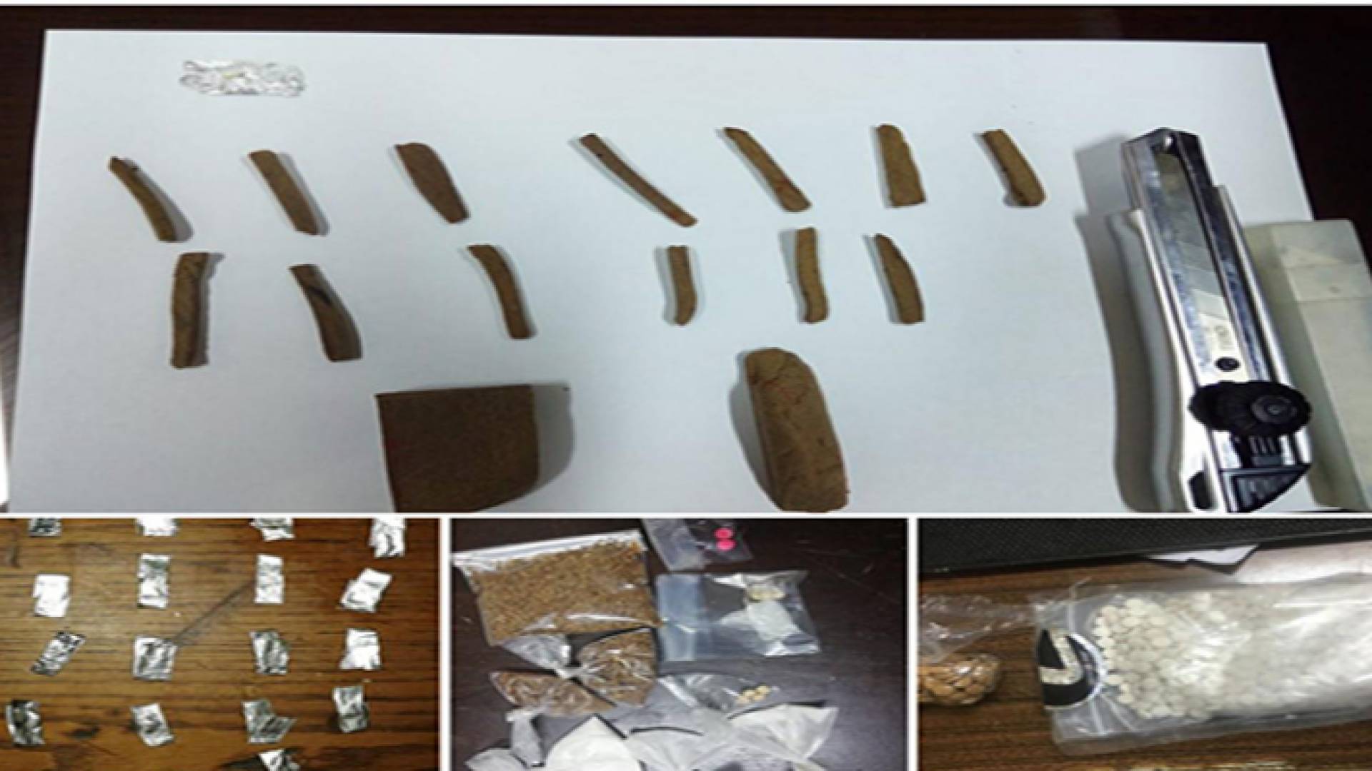 جانب من المضبوطات