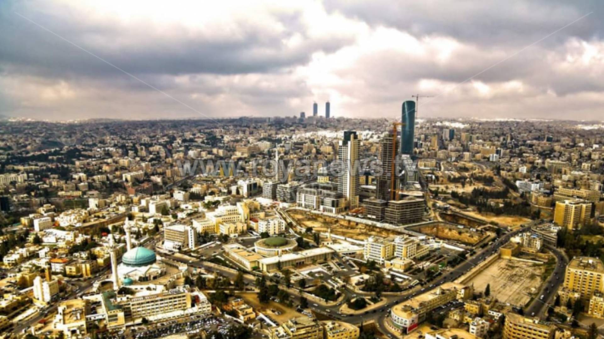 صورة عامة للعاصمة عمان