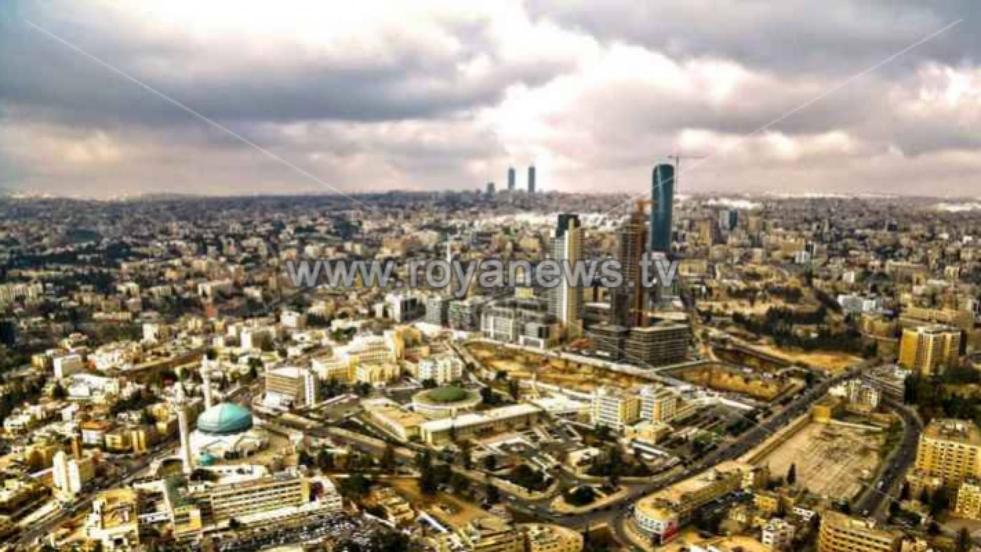 صورة عامة للعاصمة عمان