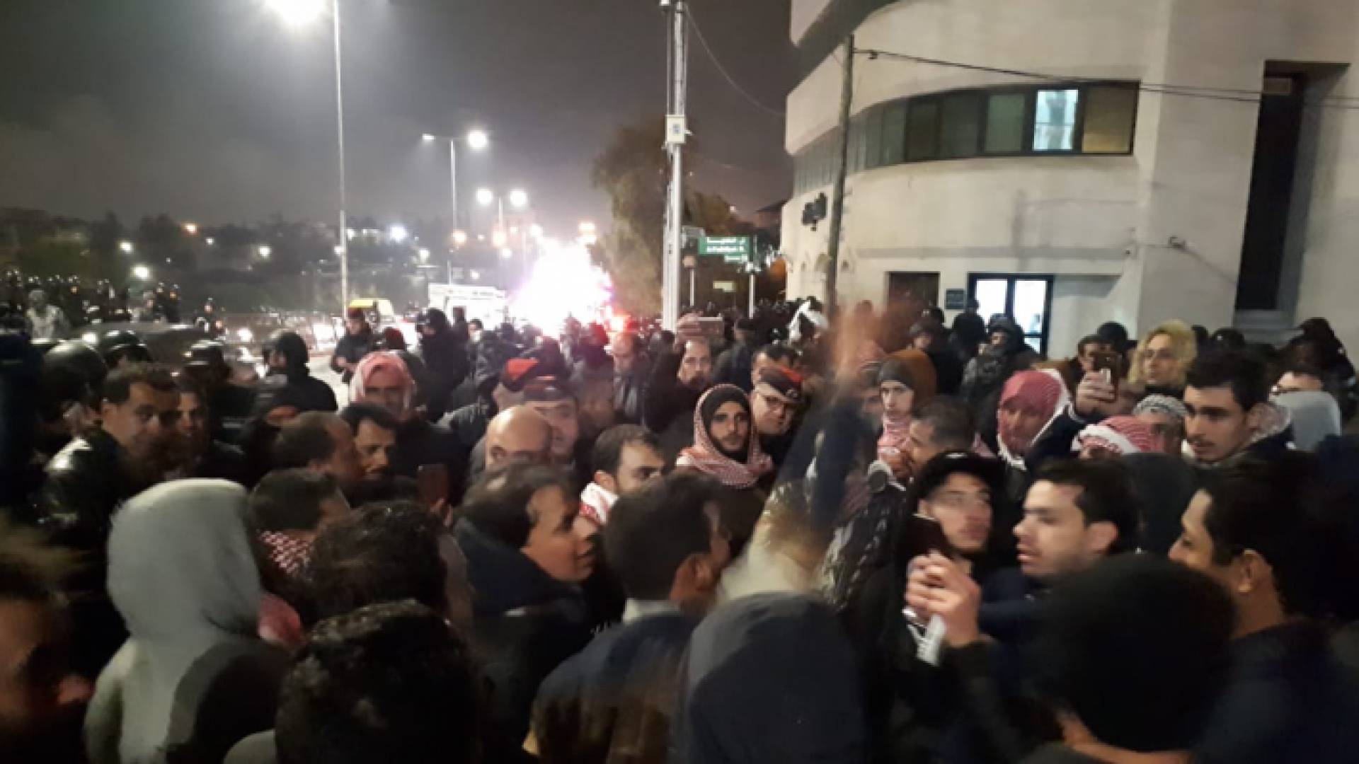 جانب من الاعتصام