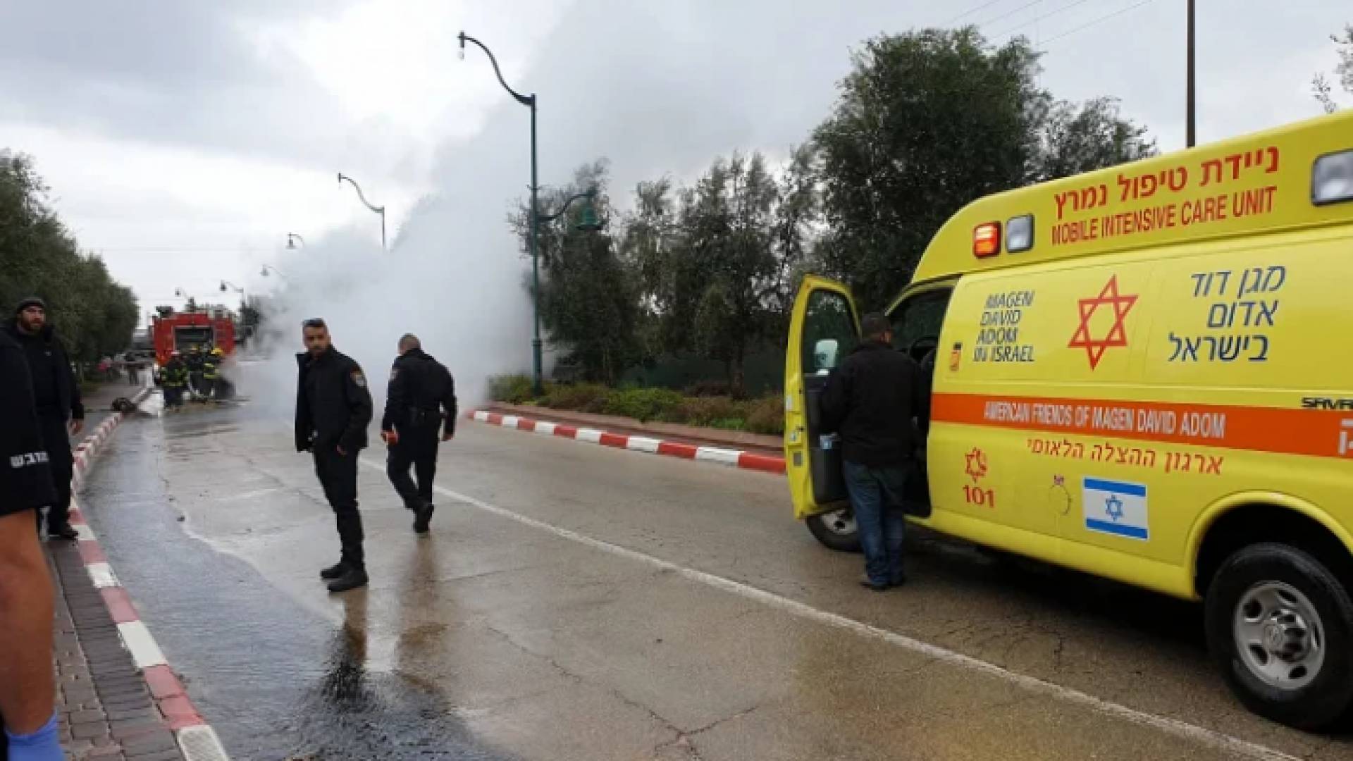 من موقع الحادثة