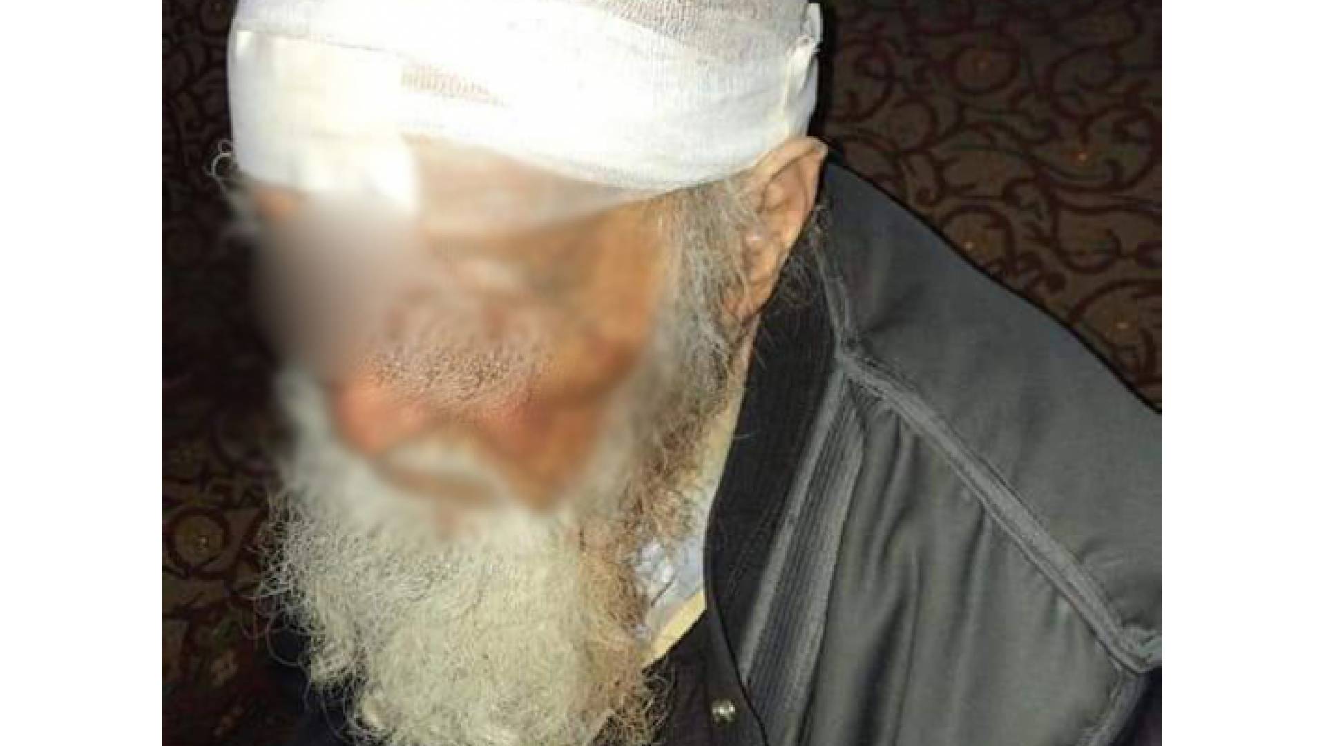 صورة المسن الذي اعتدي عليه