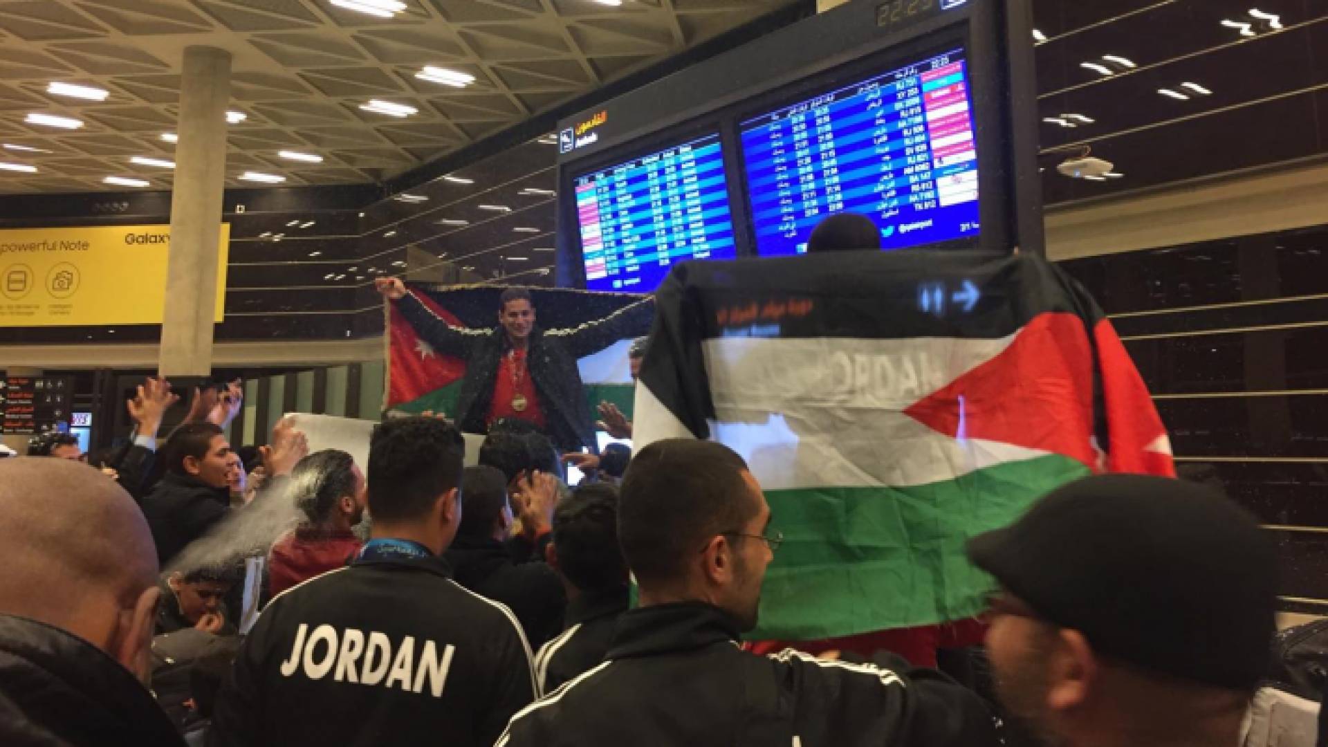 جانب من الاستقبال