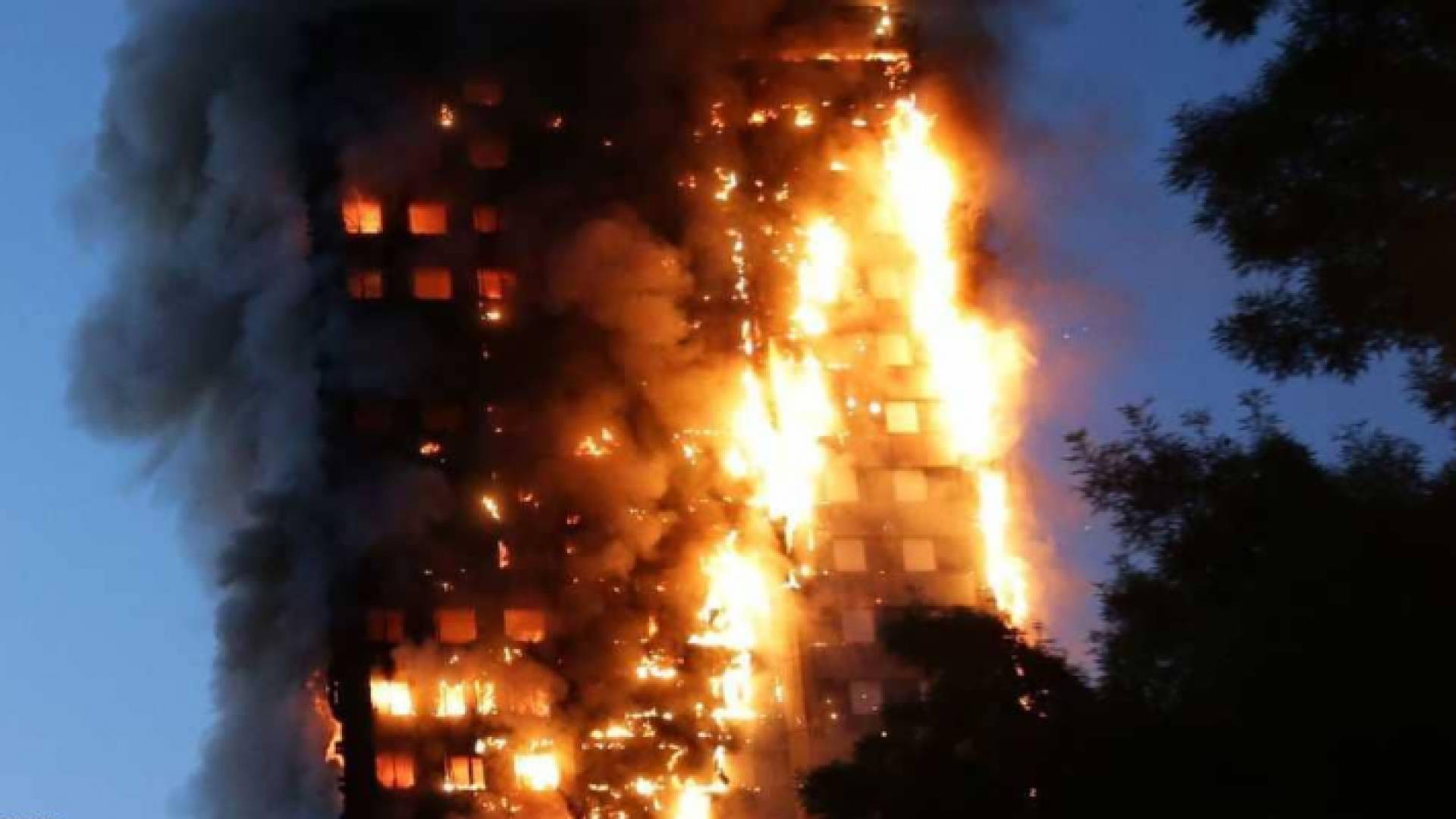 الحريق كان في 14 حزيران 2017