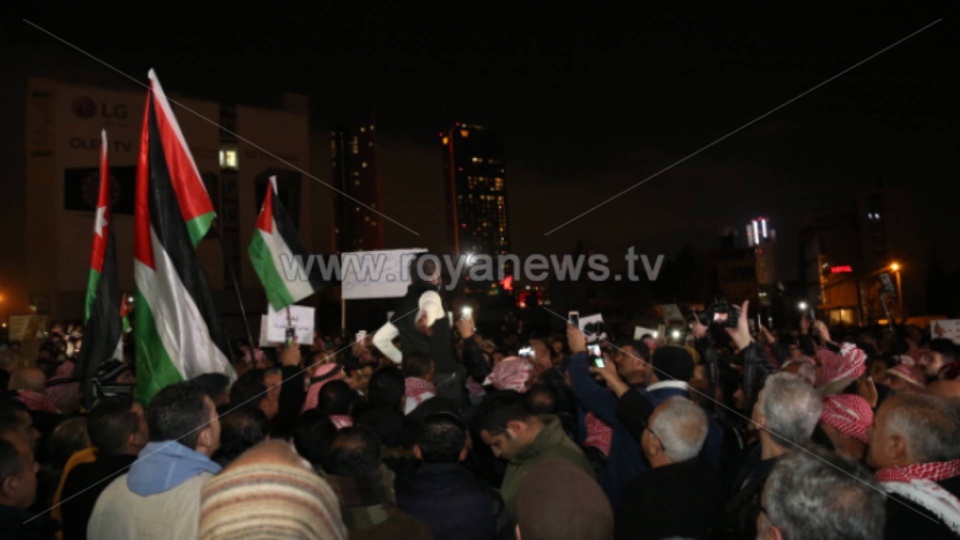 جانب من الاعتصام