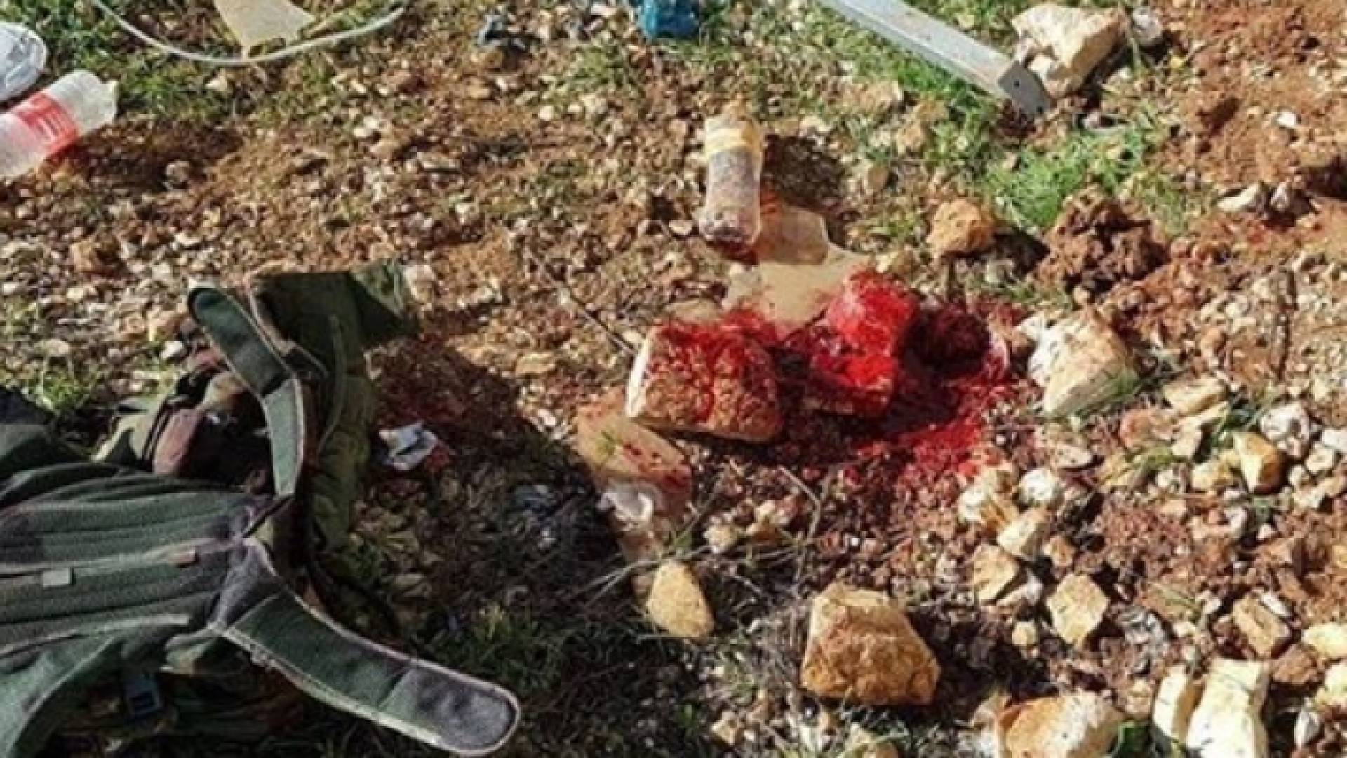 مكان اصابة الجندي