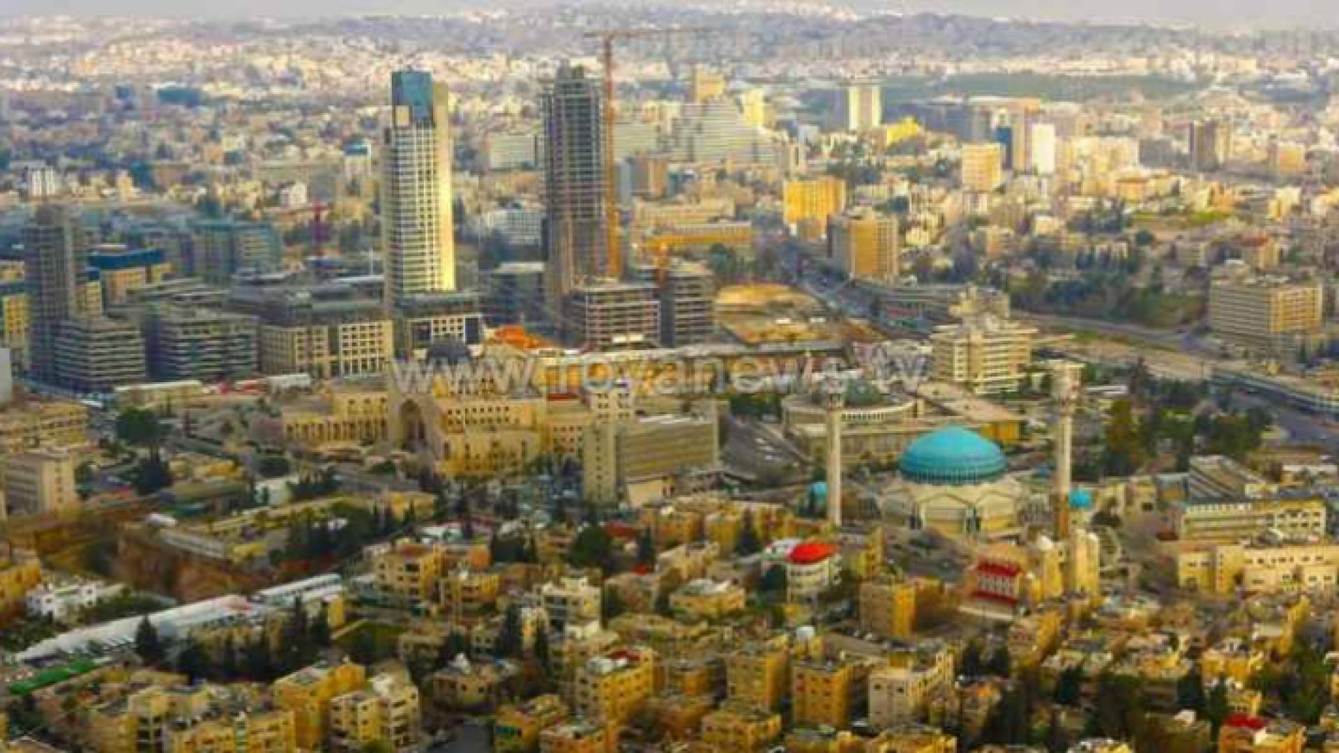 صورة عامة للعاصمة عمان