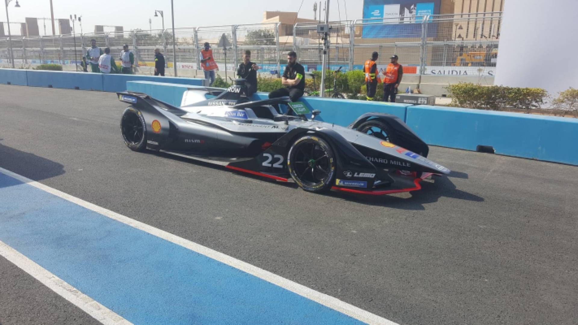 صورة من سباقات "فورمولا إي"