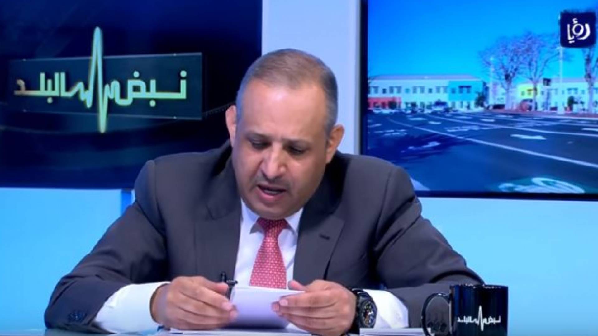 خلال استضافة الدكتور العجارمة في نبض البلد - ارشيفية