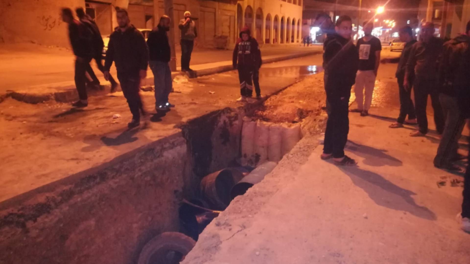 صورة من موقع الحادثة
