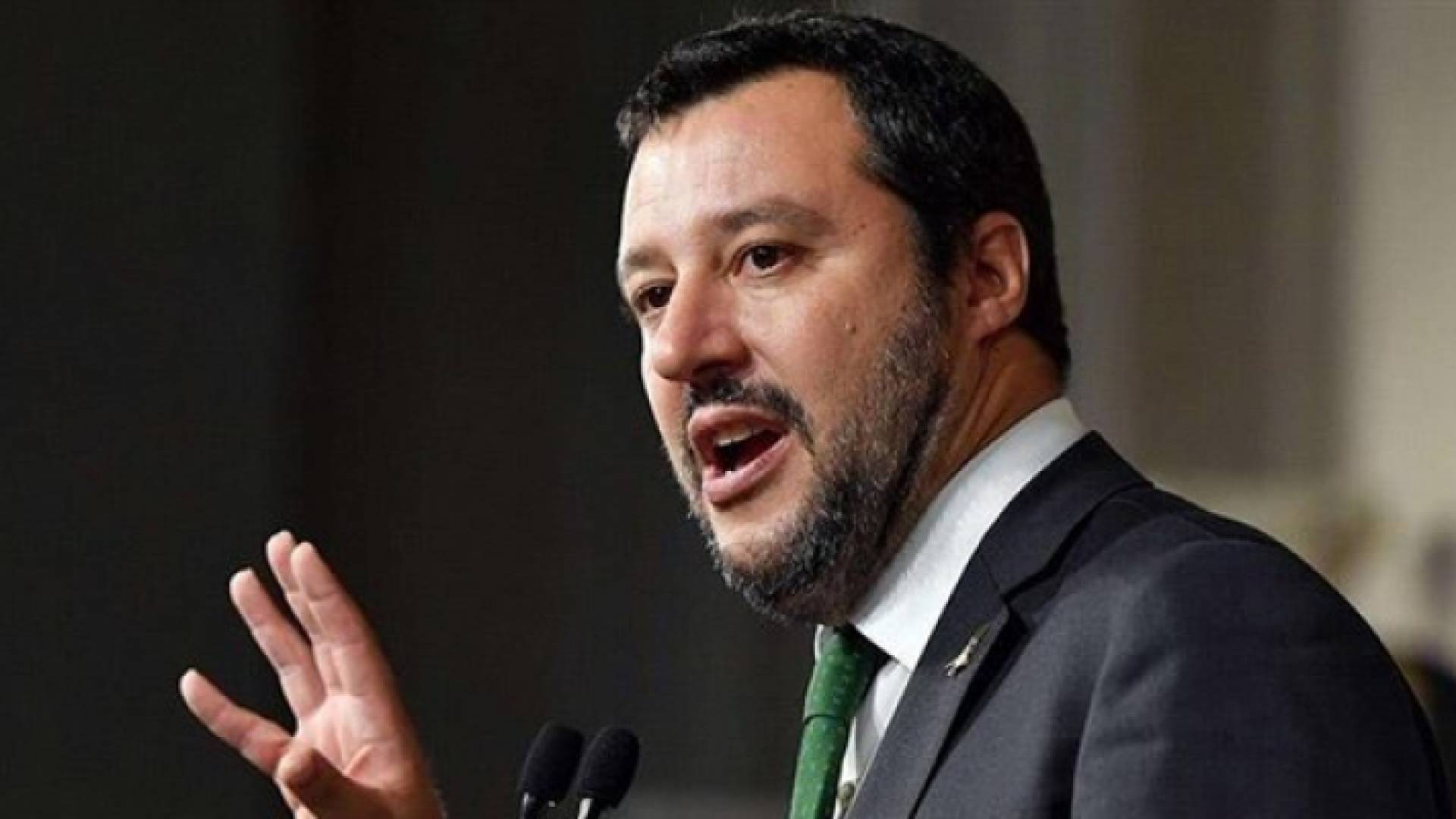 وزير الداخلية الإيطالي اليميني المتطرف ماتيو سالفيني - ارشيفية