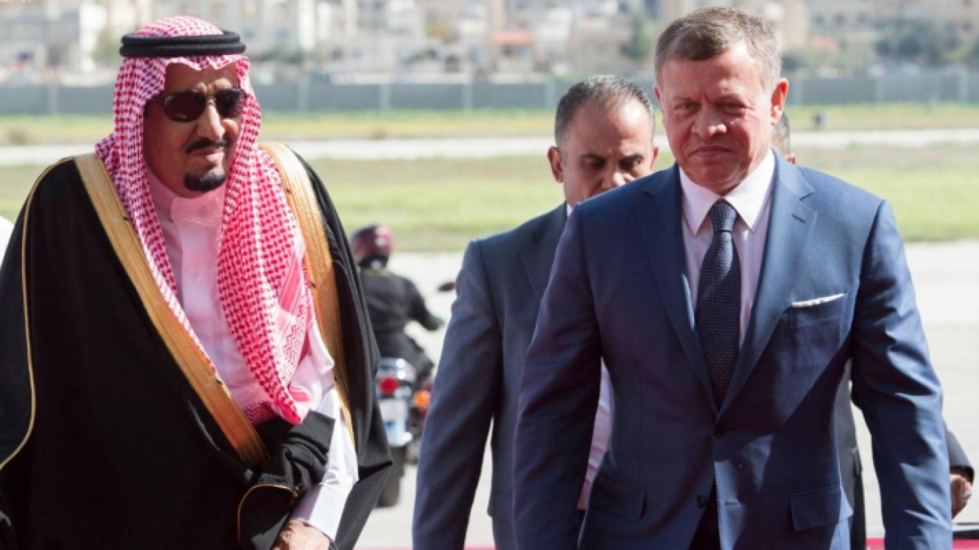 الملك عبدالله الثاني والملك سلمان