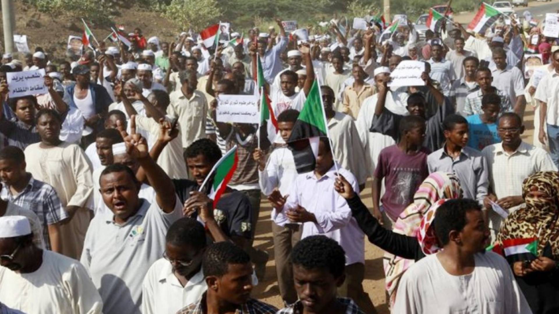 صورة من مظاهرات السودان