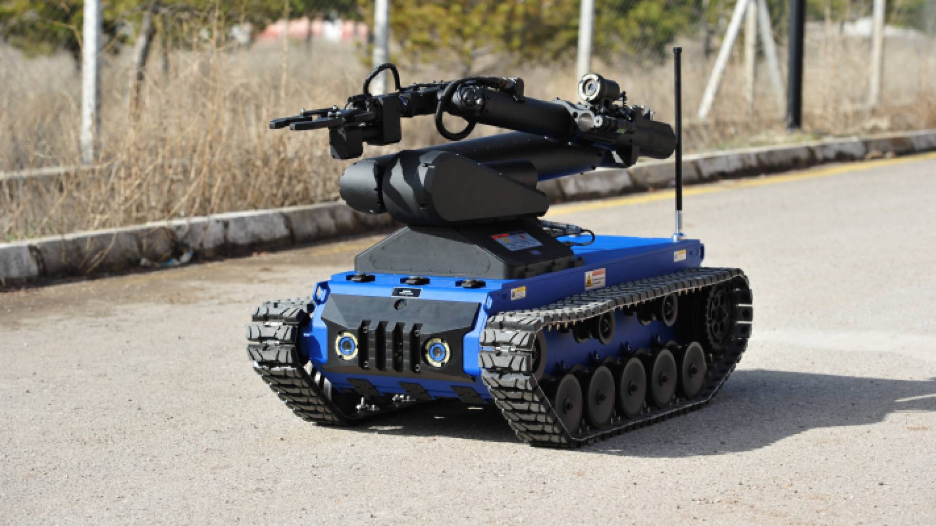 إحدى الروبوتات العسكرية