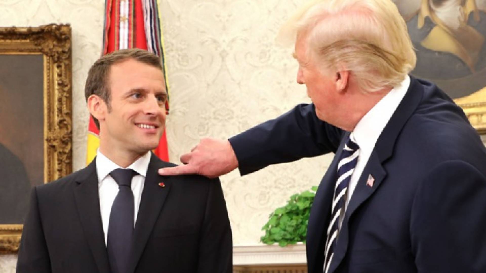 ماكرون وترمب - ارشيفية