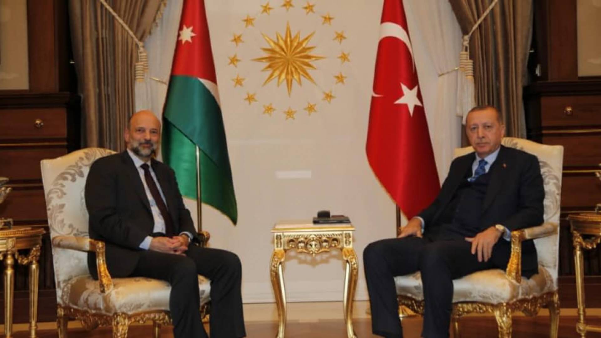 الرزاز مع الرئيس التركي