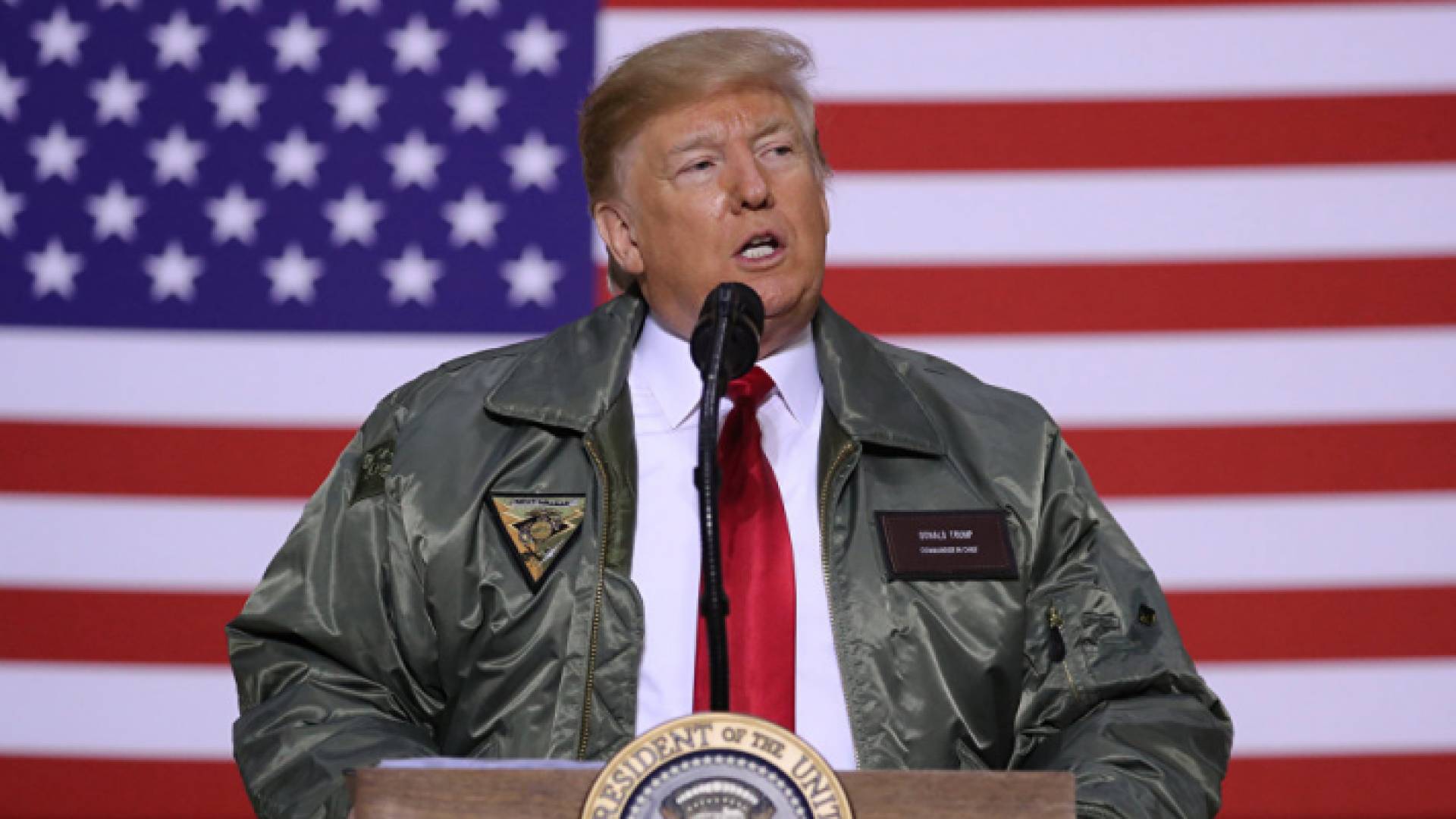 الرئيس الامريكي دونالد ترمب