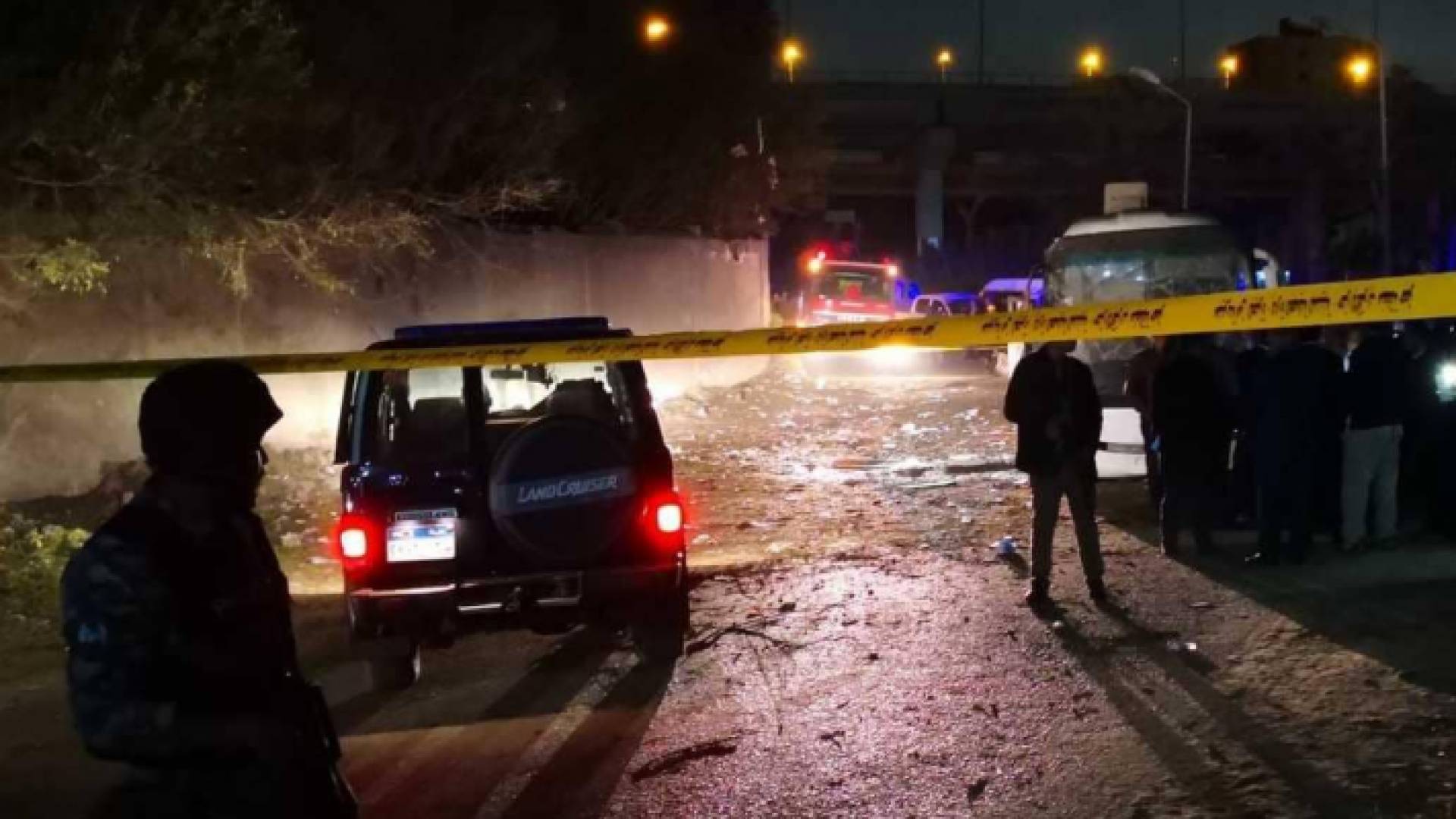 صورة من مكان الحادثة