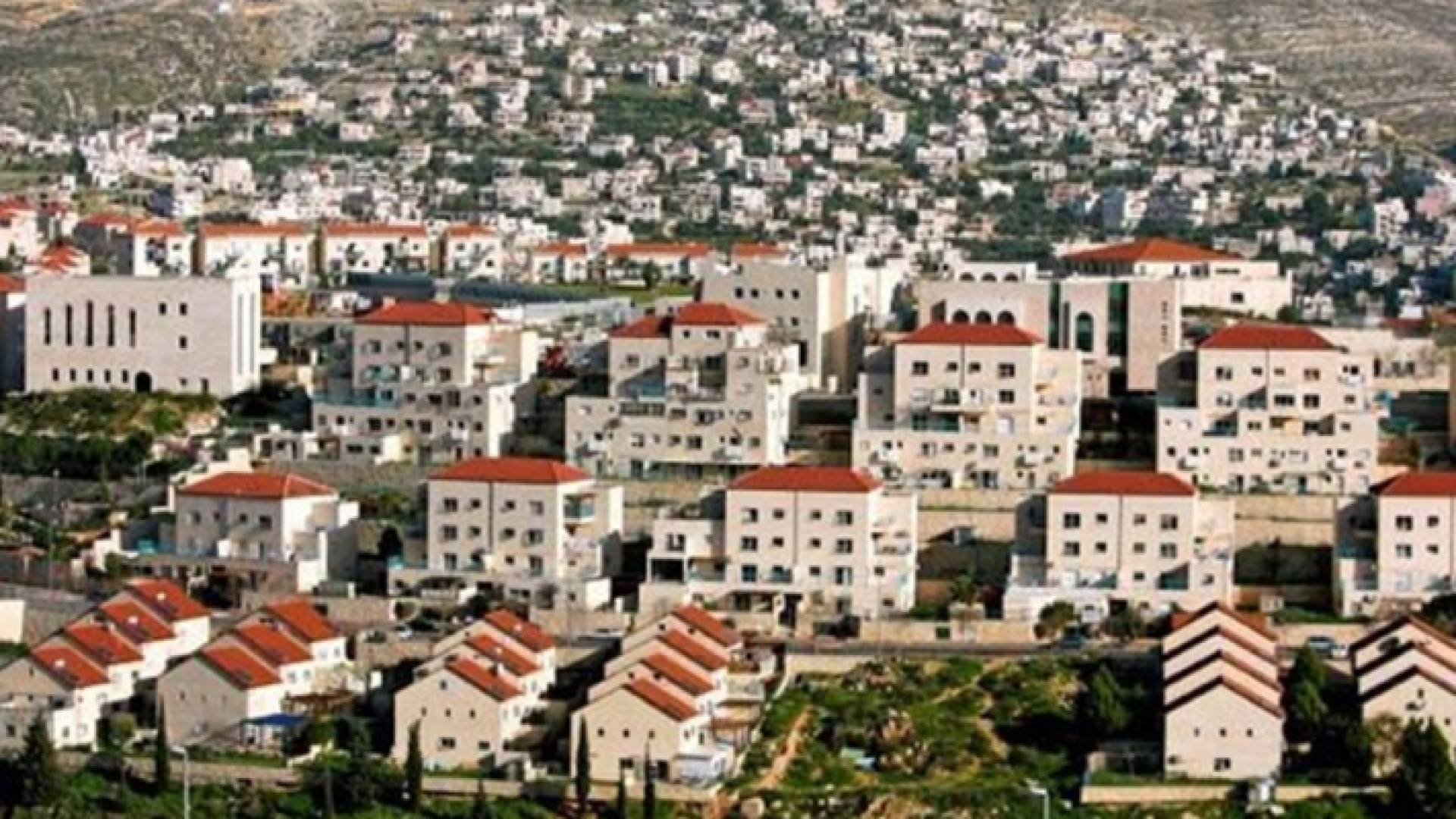 المستوطنات بالضفة الغربية المحتلة