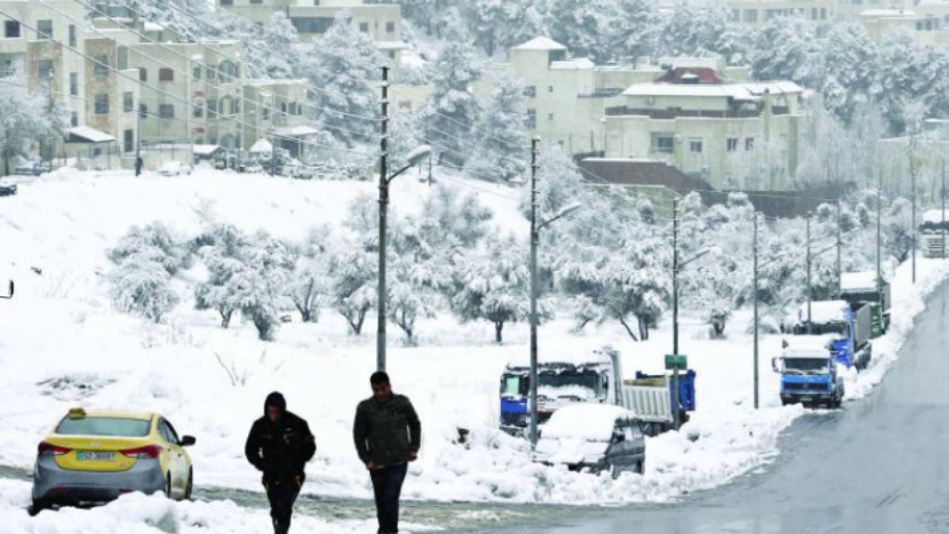 ثلوج الاردن - ارشيفية