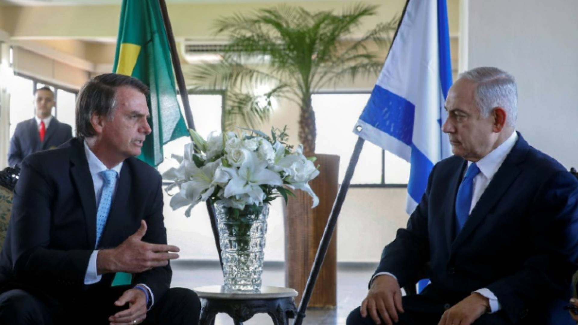 الرئيس البرازيلي المنتخب ورئيس وزراء الاحتلال