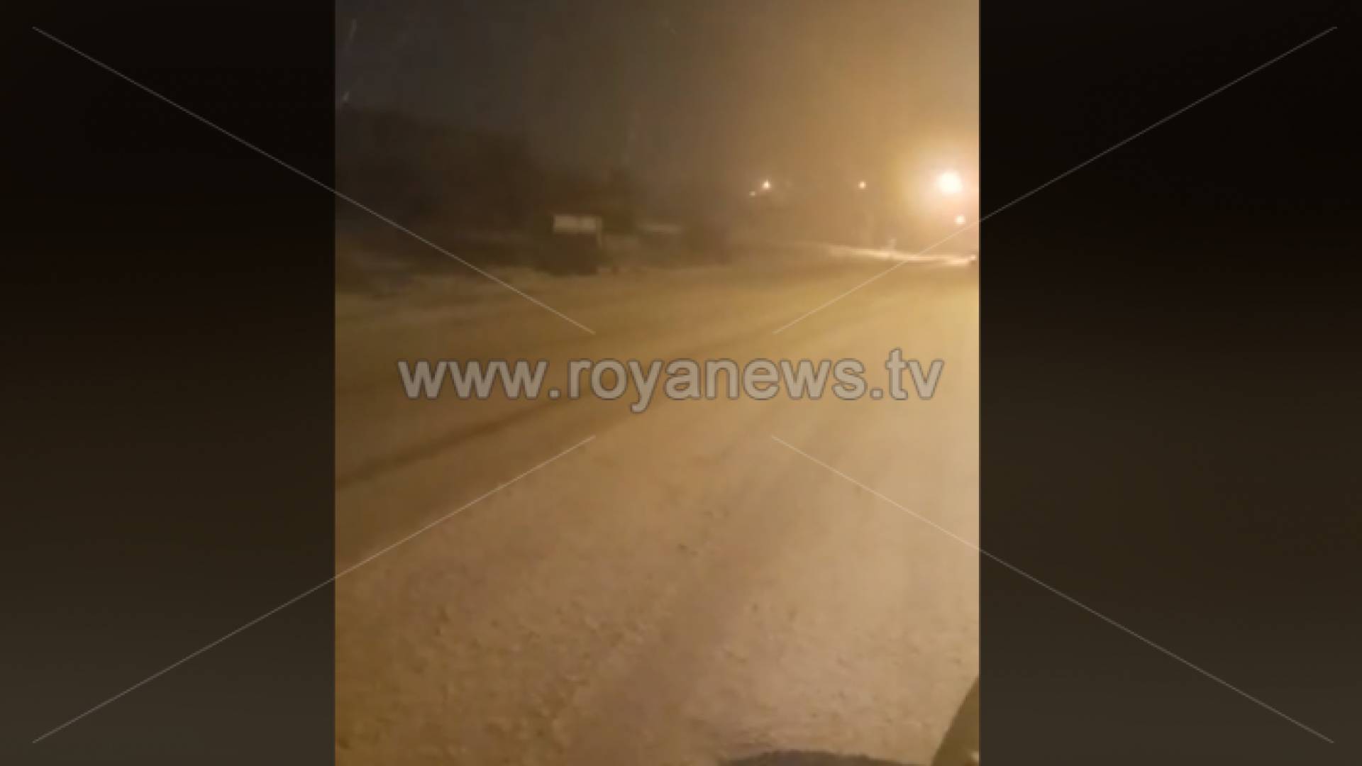 من تساقط الزخات الثلجية