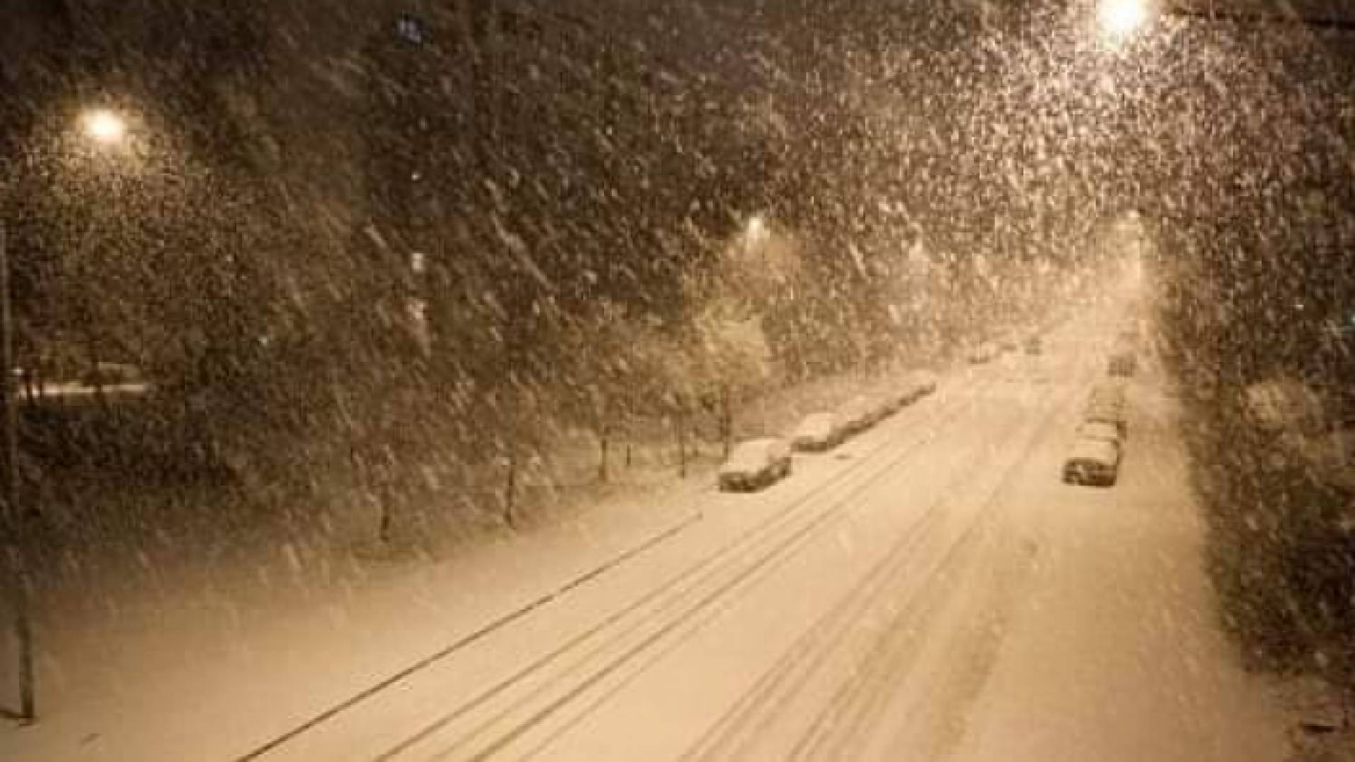 الثلوج في عجلون