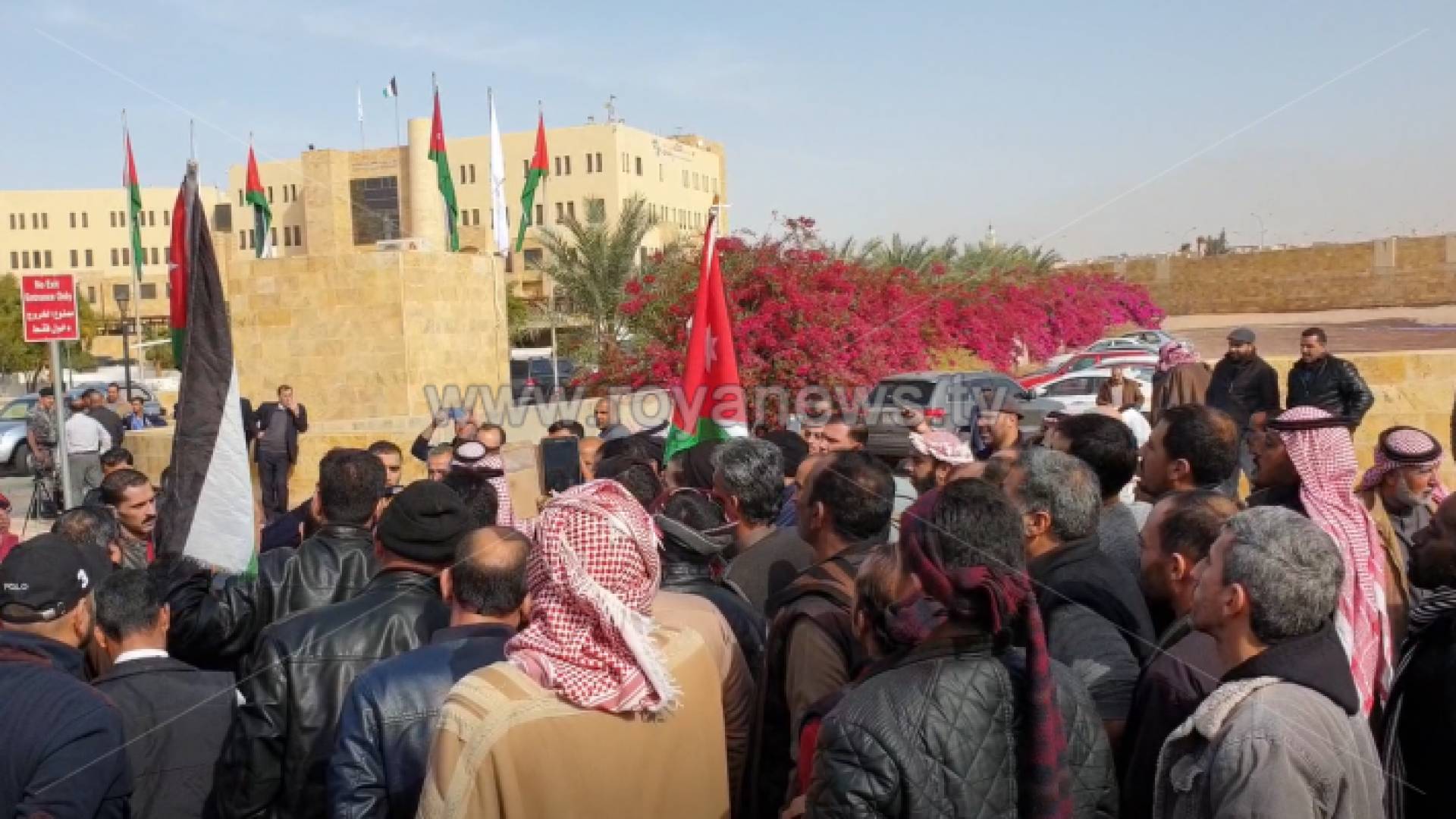 جانب من الاعتصام