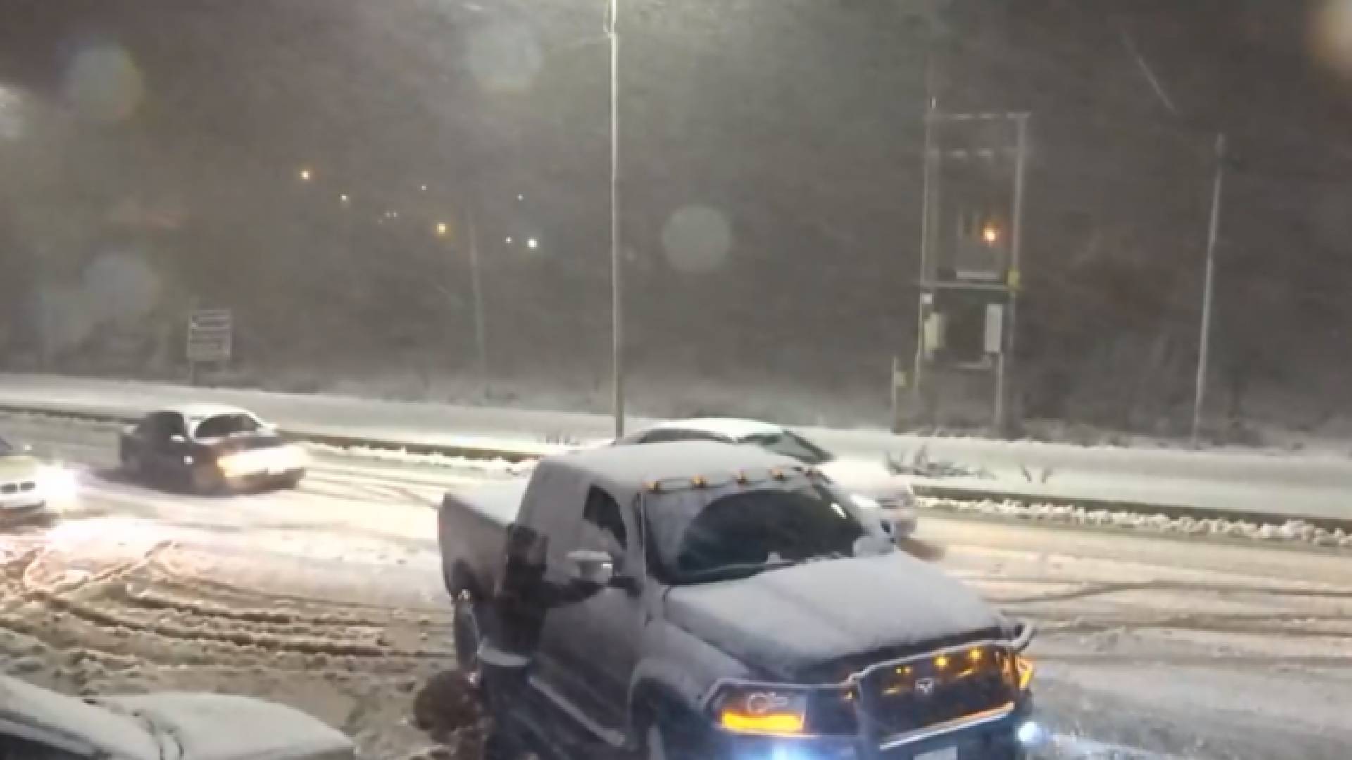 الثلوج في عجلون