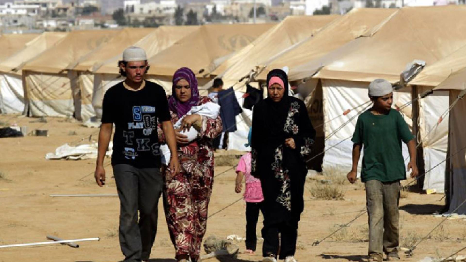 لاجئون سوريون في الزعتري - ارشيفية