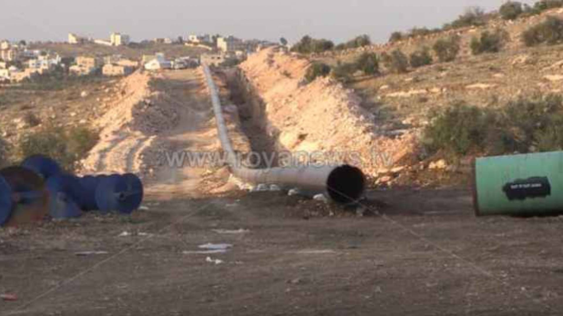 خط غاز الإحتلال